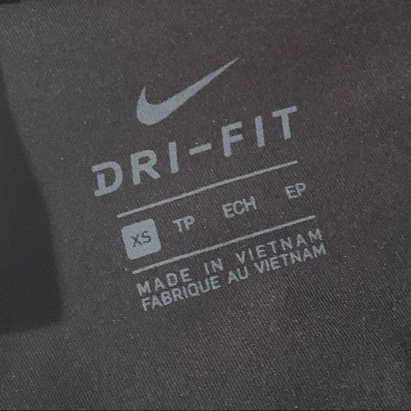 Nike Dri Fit Power Racer Running Crop Leggings XS - Picture 2 of 11